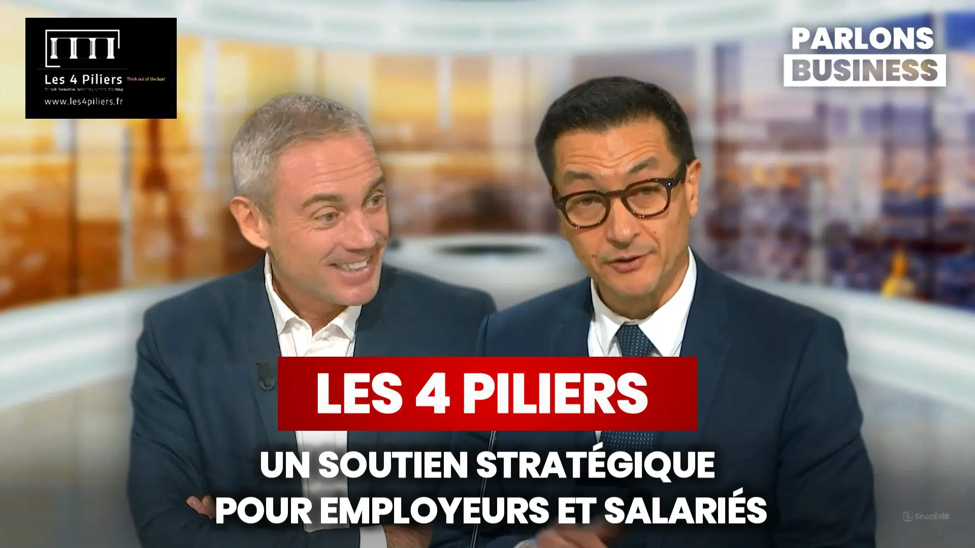 LES 4 PILIERS : Un soutien stratégique pour employeurs et salariés